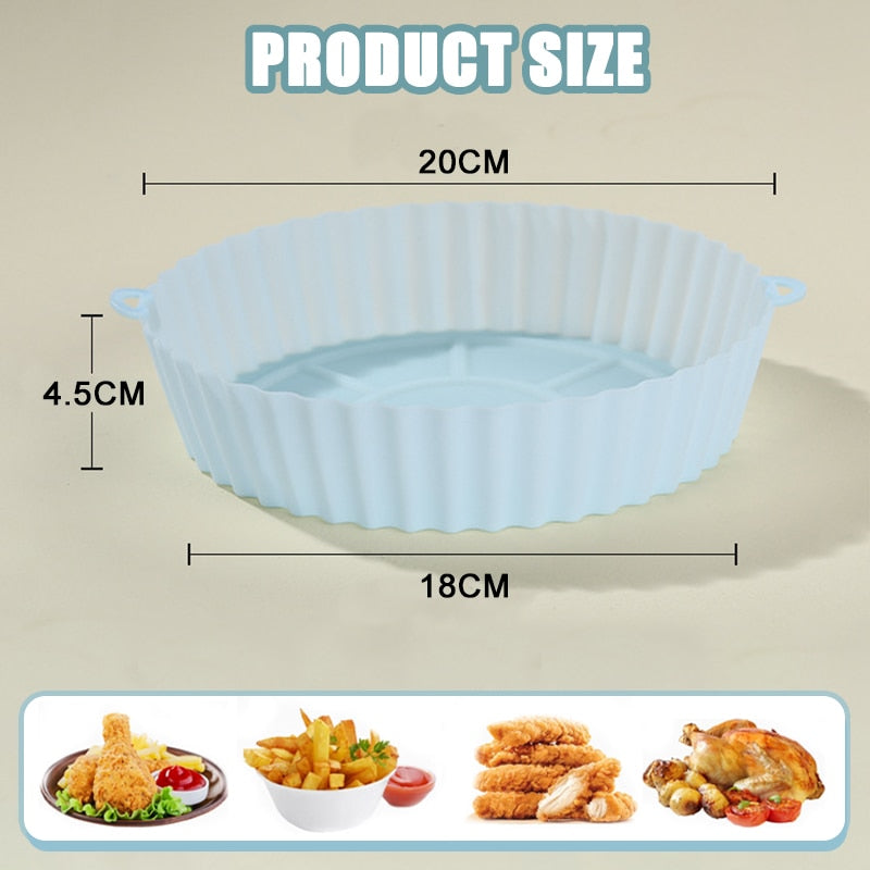 Silicone Air Fryer Baking Tray